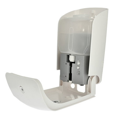 Alpine Industries Automatic Hands Free Bulk Liquid Soap Dispenser, 33 oz capacity, White 421-WHI